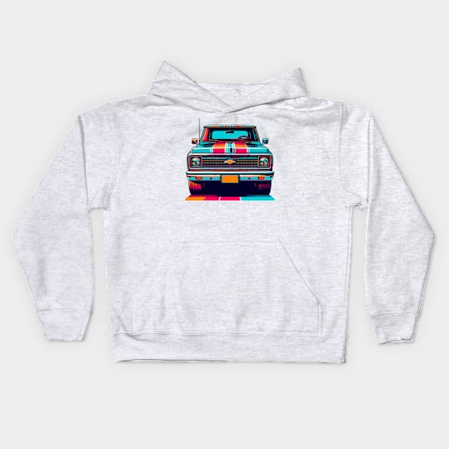 Chevrolet S10 Kids Hoodie by Vehicles-Art